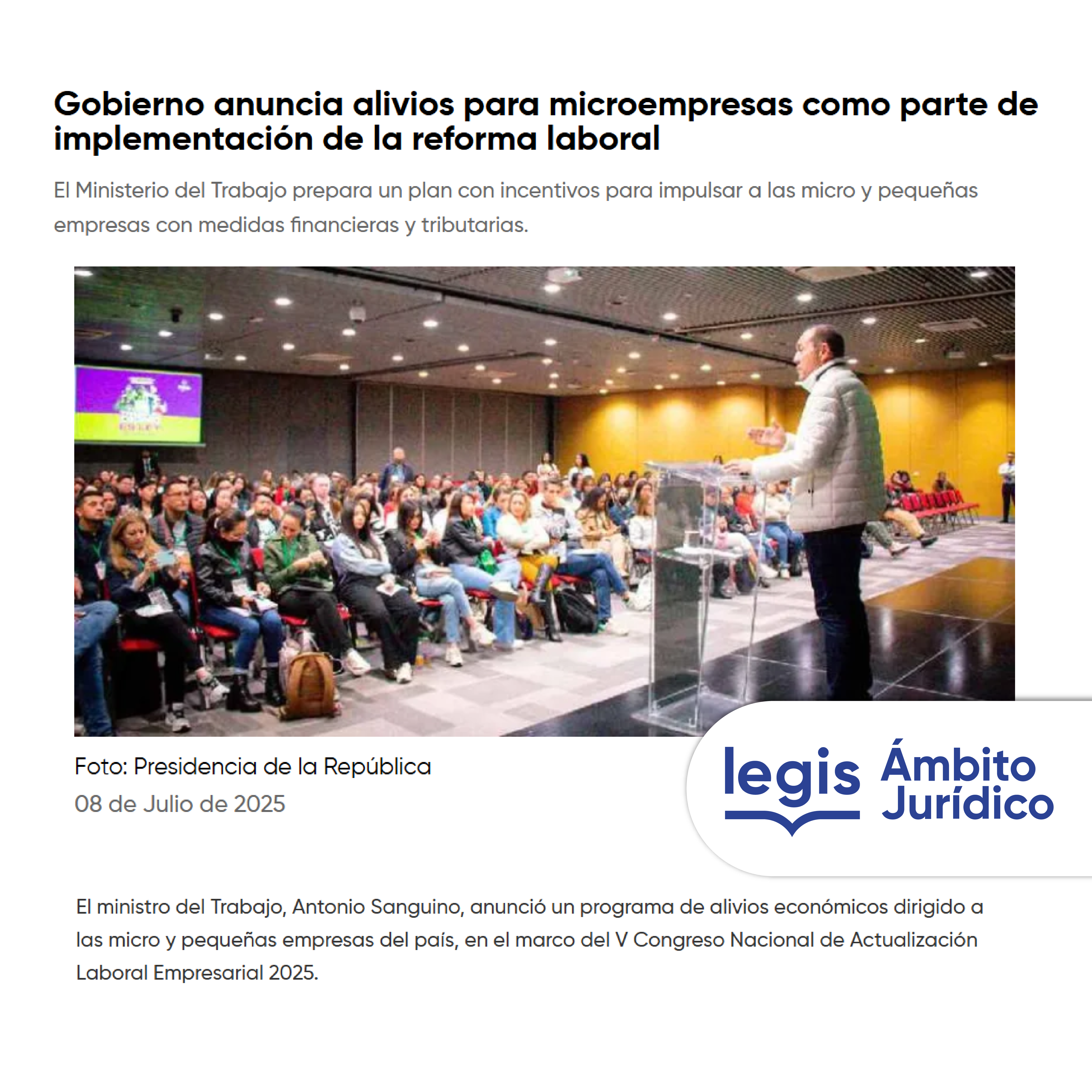 5to Congreso Nacional de Actualización Laboral Empresarial 2034Image